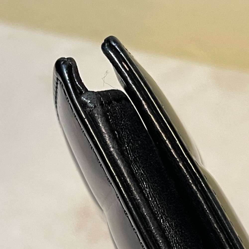 🇫🇷CHANEL authentic choco bar patent leather wallet - Picture 15 of 16